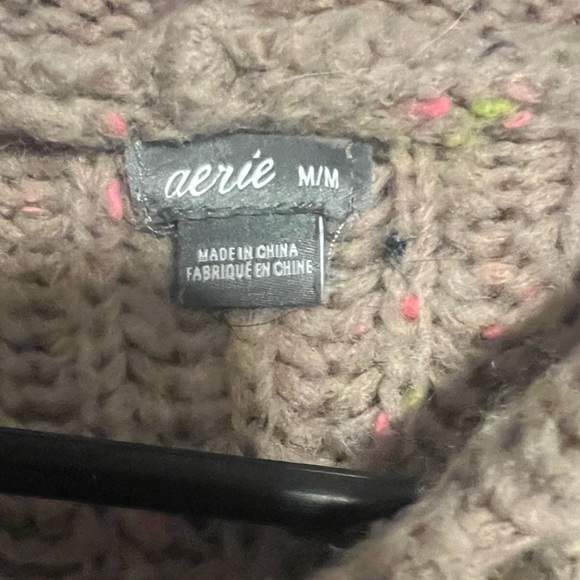 AERIE OVERSIZED OPEN ROAD SWEATER HOODIE - Picture 4 of 8